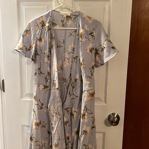 High low wrap sundress